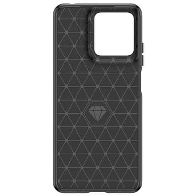 Børstet silikone cover Motorola Moto G15 - Sort
