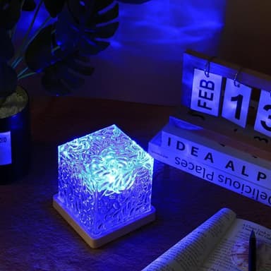 RGB-bordlampe med fjernbetjening