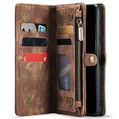 CaseMe mobilcover 008 8-kort Samsung Galaxy A36 5G - Brun