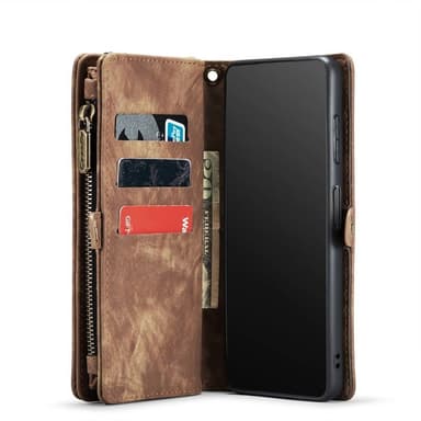 CaseMe mobilcover 008 8-kort Samsung Galaxy A36 5G - Brun