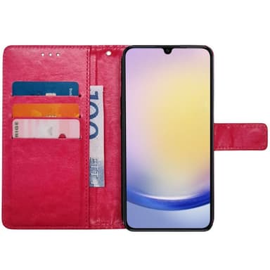 Wallet cover 3-kort Samsung Galaxy A36 5G - Lyserød