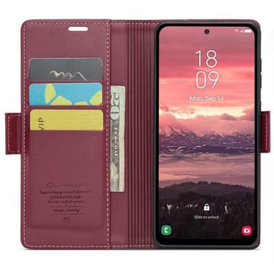 CaseMe mobilcover 023 Samsung Galaxy A36 5G - Bordeaux