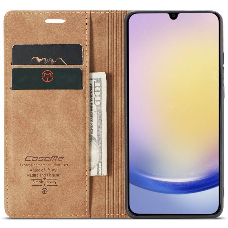 CaseMe mobilcover 013 Samsung Galaxy A36 5G - Brun