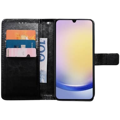 Wallet cover 3-kort Samsung Galaxy A36 5G - Sort
