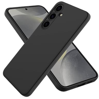 Liquid silikone cover Samsung Galaxy A56 5G - Sort