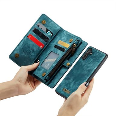 CaseMe mobilcover 008 8-kort Samsung Galaxy A56 5G - Blå