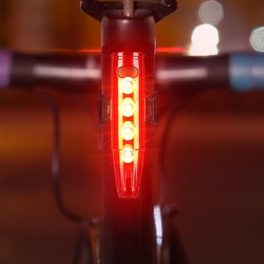 WEST BIKING Cykellaser baglygte Bremseinduktionslampe