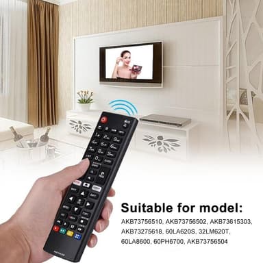 TV fjernbetjening Erstatning til AKB75095308 LG TV