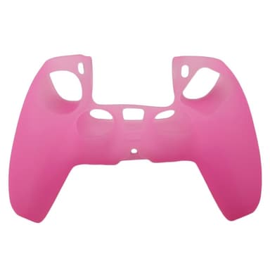 Til Sony PlayStation 5 PS5 Silikonetui Anti-Slip Protection - Lyserød