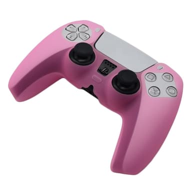 Til Sony PlayStation 5 PS5 Silikonetui Anti-Slip Protection - Lyserød