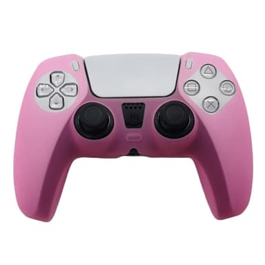 Til Sony PlayStation 5 PS5 Silikonetui Anti-Slip Protection - Lyserød