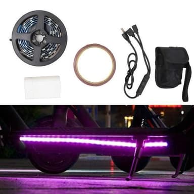 Xiaomi M365 Scooter Højlyst LED-strimlys Farverigt lysreb