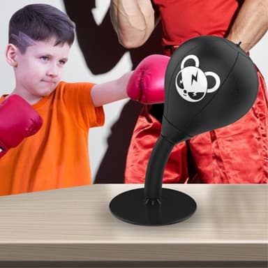 Boksesæk boksebold med sugekop med inflator og handsker