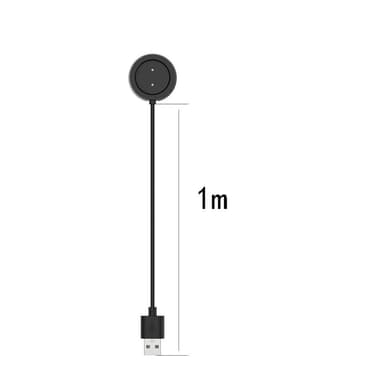 Xiaomi Huami Amazfit GTR 42mm 1909/GTR 47mm 1901 1m USB-opladningskabelholder - sort