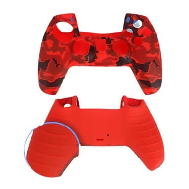 DATA FROG Til Sony Playstation 5 Silikone Cover Gamepad Beskyttelsescover med 2 Rocker Caps