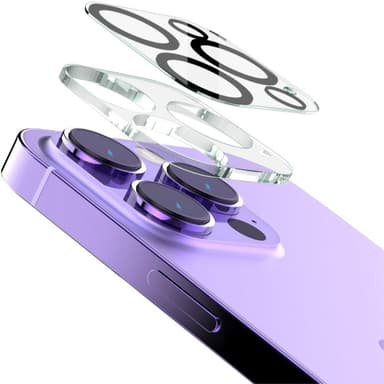 IMAK Til iPhone 15 Pro / 15 Pro Max Integreret Kamerlinsefilm Hærdet Glas