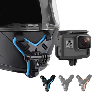 4-i-1 motorcykelhjelmholder til GoPro Insta 360 Session
