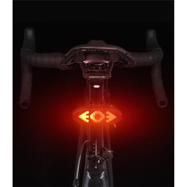 Genopladelig cykel baglygte Baglygte Fjernbetjeningshorn