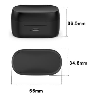 Dock til Jabra Elite 75T / Active 75T Earbuds Opladerrum Opladerkabel