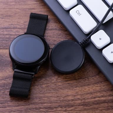 Samsung Galaxy Watch5 44mm 40mm Pro 45mm USB Opladningskabelholder 1m