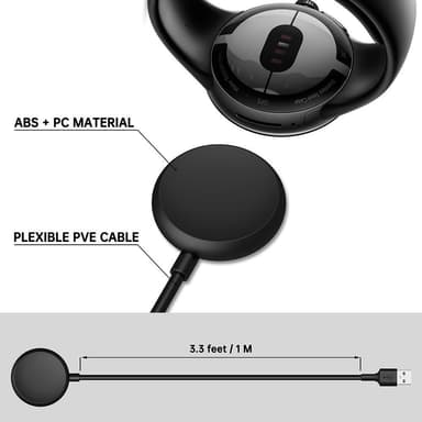 Smart ur-oplader til Google Pixel Watch, magnetisk opladningsdock