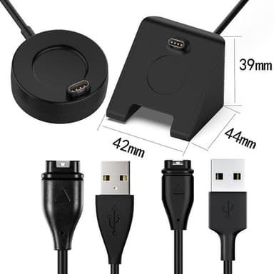Til Garmin Fenix 7/7S/7X og mange flere modeller Smart Watch Charger
