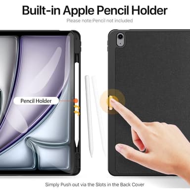 DUX DUCIS Domo iPad Air 13 (2024) Trefoldet stativ - Sort