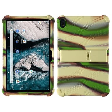 Nokia T20 Blødt Silikone Beskyttende Tabletcover - Camouflage