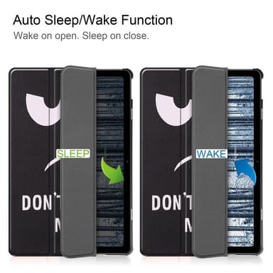 Nokia T21 Trifold Stand Sleep Wake Tabletcover-etui - Rør ikke ved mig
