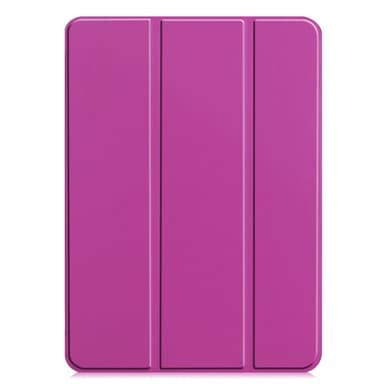 Til iPad Pro 11 (2024) Etui Tre-fold Stativ Tablet Cover - Lilla