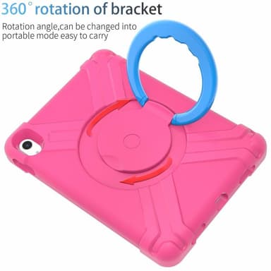Til iPad 10.9 (2022) 360-graders rotationsstativ-tabletcover Anti-faldbeskyttelse