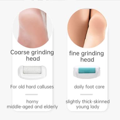 Fodkværn Elektrisk hård hud Hæle Slibning Pedicure Remover Død hud