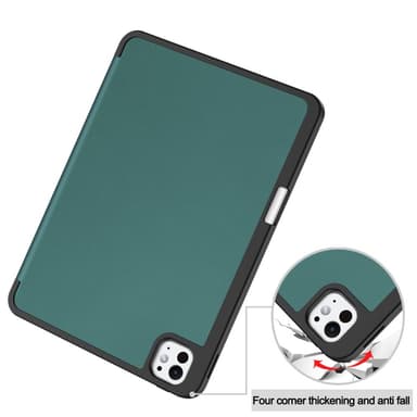 Til iPad Pro 11 (2024) Etui Tre-fold Stativ Tablet Cover med Pen Holder