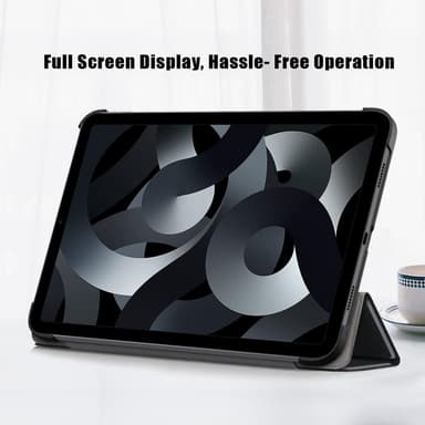 Trifoldet stativetui til iPad 10.9 (2022) Tabletcover - Sort