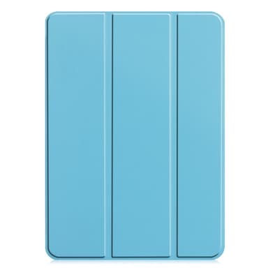 Til iPad Pro 11 (2024) Etui Tre-fold Stativ Tablet Cover - LysBlå