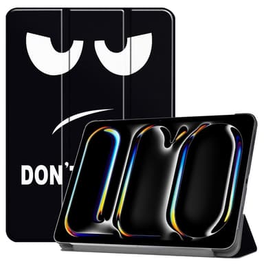 Til iPad Pro 11 (2024) Etui Tre-fold Stativ Tablet Cover - Don't