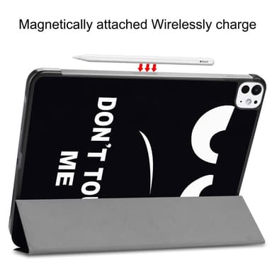 Til iPad Pro 11 (2024) Etui Tre-fold Stativ Tablet Cover - Don't
