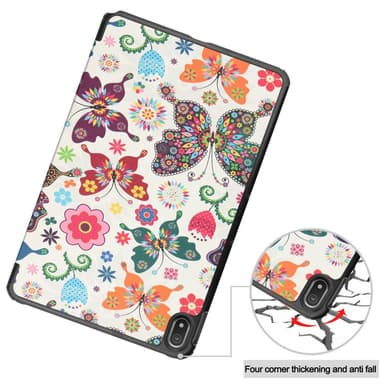 Tabletstativ Slim Fit Cover til Nokia T20 - Sommerfugle
