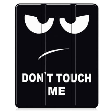 Til iPad Air 13 (2024) Etui Tre-fold Stativ Tablet Cover med Pen Holder - Don't Touch