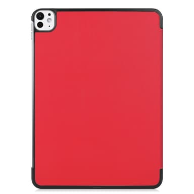 Til iPad Pro 11 (2024) Etui Tre-fold Stativ Tablet Cover - Rød