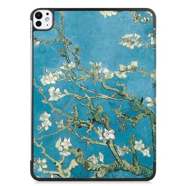 Til iPad Pro 11 (2024) Etui Tre-fold Stativ Tablet Cover - Blossom