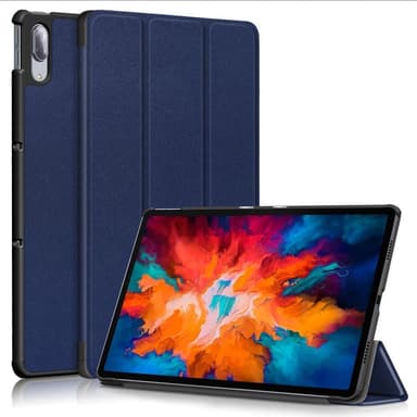 Trifoldet Stativdæksel til Lenovo Tab P11 Pro TB-J706F - Blå