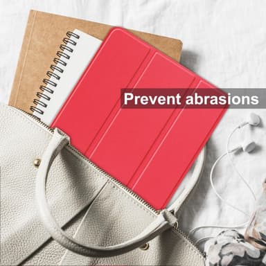 Nokia T21 Tri-fold Stand Wake/Sleep Cover Tablet-etui - Rød