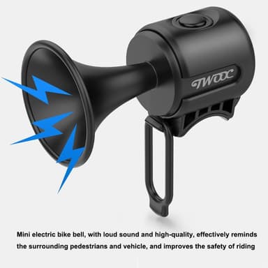 WOOC elektrisk cykelhorn 120dB høj cykelklokke