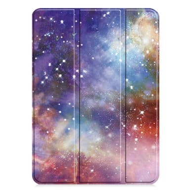 Til iPad Pro 11 (2024) Etui Tre-fold Stativ Tablet Cover - Galaxy