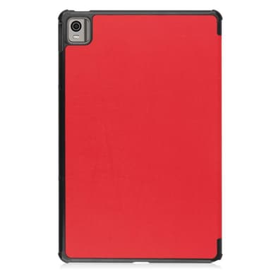 Nokia T21 Tri-fold Stand Wake/Sleep Cover Tablet-etui - Rød