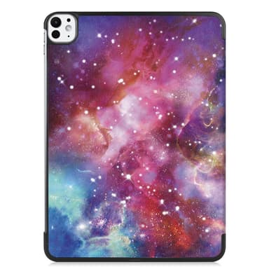 Til iPad Pro 11 (2024) Etui Tre-fold Stativ Tablet Cover - Galaxy