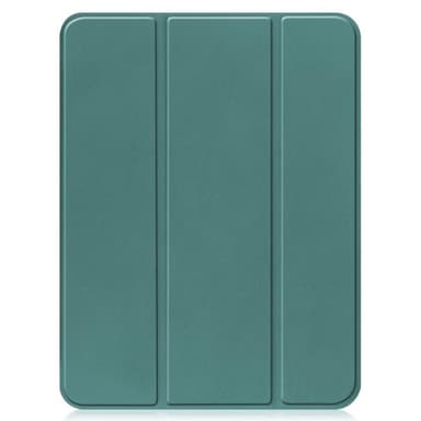 Trifoldet stativetui til iPad 10.9 (2022) Tabletcover Penslot - Grøn