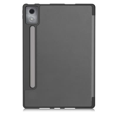 Til Lenovo Idea Tab Pro Case Tri-Fold Stand Cover med Pen Holder - Grå