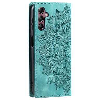 Til Samsung Galaxy S25 tegnebogscover Cover Shell Mandala Blomstermønster